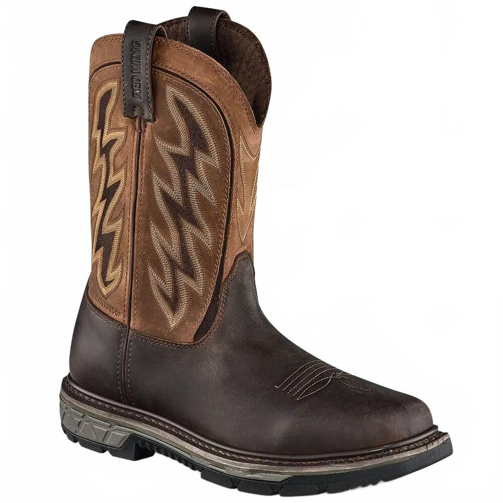NEW RED WING SHOES men's rio flex work boots in brown
